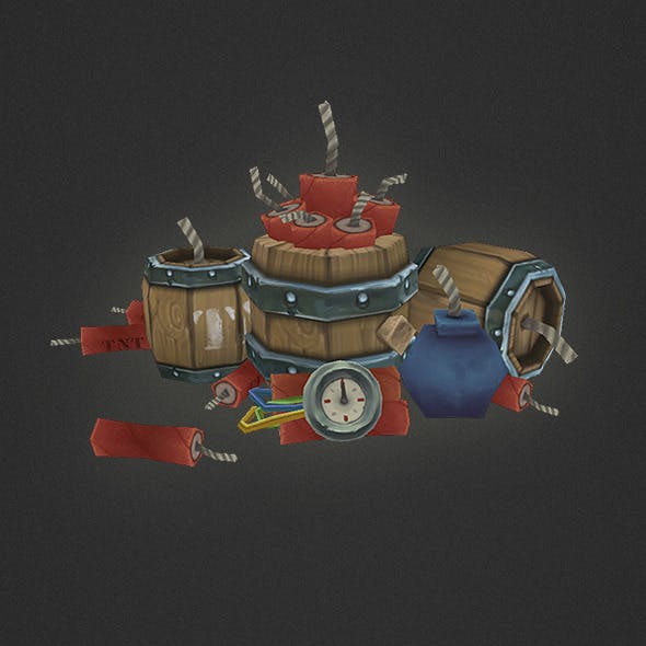 Low Poly Explosives