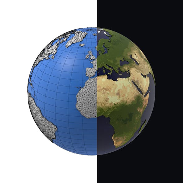 Earth detailed design graphic