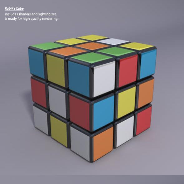3D High quality Rubik's Cube