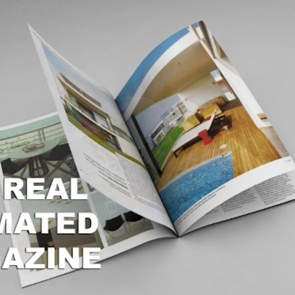 C4d Real Magazine Animation (NO VRAY NEEDED)