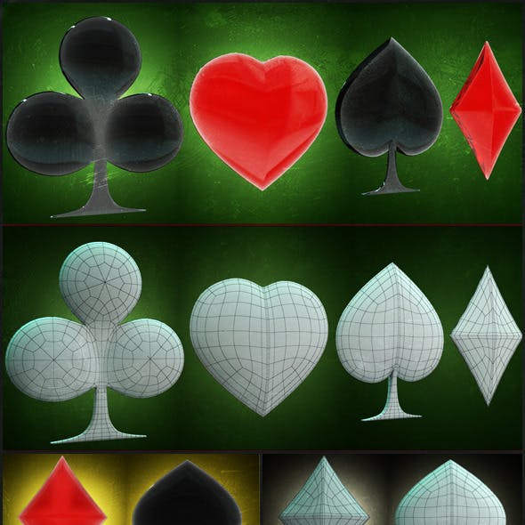 Signs of Cards 3D models