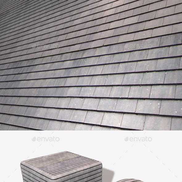 New Clean Roof Tiles Seamless Texture