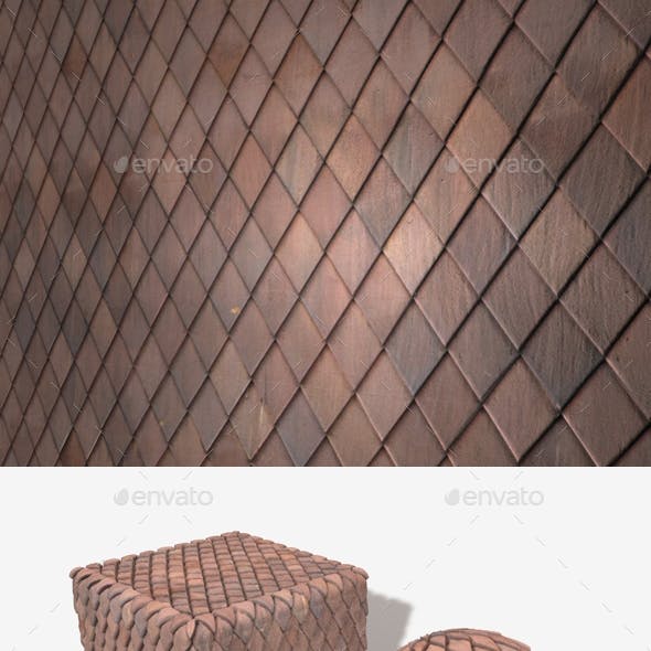 Diamond Wooden Building Tiles Seamless Texture