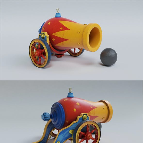 Vintage Circus Cannon