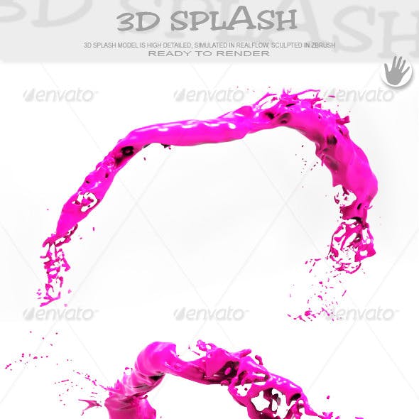 HD Abstract Water Paint Liquid Splash 28